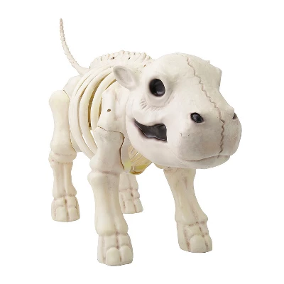Morris Costumes 22" Standing Hippo Skeleton Halloween Decoration 1 Morris Costumes 22" Standing Hippo Skeleton Halloween Decoration