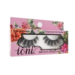 IONI Collector's Premium Edition 3D Faux Mink Lash Criscross Full Cluster Doll (Pack Of 6)