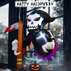 3.5FT Halloween Decorations Outside - Inflatable Decor Outdoor Window Breaker Skeleton Grim Reaper Build-in LED For Decoration Party Decor -Halloween Costume Store GUEST 7b2ec58f 6a8b 47b3 be26 124827ced1c0