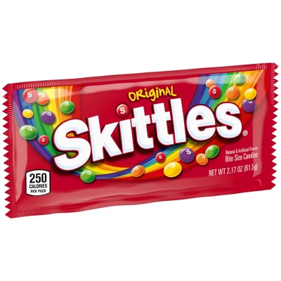 Skittles Original Chewy Candies, Full Size Fruit Candy Bag - 2.17oz 6 Skittles Original Chewy Candies, Full Size Fruit Candy Bag - 2.17oz - Image 6