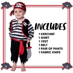 Joyfy Halloween Baby RolePlay Costume, Halloween Pirate Costume, Infant Pirate Outfit Set For Halloween Dress Up Party -Halloween Costume Store GUEST 7e557b52 afa0 4c77 b3f5 48fd7ad7d51a