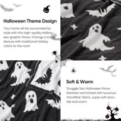 Snuggle Sac Ultra-Soft Halloween Throw Blanket, Seasonal Decorative Blanket 50*60" 16 Snuggle Sac Ultra-Soft Halloween Throw Blanket, Seasonal Decorative Blanket 50*60" -Halloween Costume Store GUEST 7f6f5158 8588 4785 b15a b5143ca1120c