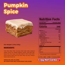 Prime Bites Glazed Pumpkin Spice Protein Brownie - 19g Protein - 2.29oz 9 Prime Bites Glazed Pumpkin Spice Protein Brownie - 19g Protein - 2.29oz -Halloween Costume Store GUEST 80f4e29c ac44 438b 9963 c7785421182b
