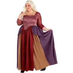 HalloweenCostumes.com Women's Plus Size Deluxe Disney Sarah Sanderson Halloween Costume | Hocus Pocus Witch Outfit -Halloween Costume Store GUEST 8102b13a 04be 4deb ad2c 7cf3c0a512c0