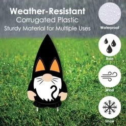 Big Dot Of Happiness Halloween Gnomes - Gnome Lawn Decorations - Outdoor Spooky Fall Party Yard Decorations - 10 Piece -Halloween Costume Store GUEST 830b60df 6618 421b adcf 875a5ca21e17