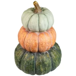 Northlight Tri-Color Pumpkin Stack Fall Harvest Decoration - 19" -Halloween Costume Store GUEST 834a19d5 db07 4012 b22e a1b9a4668638