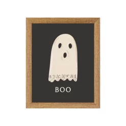 Petal Lane 8"x10" Ghost Boo Rustic Brown