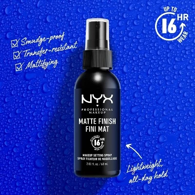 NYX Professional Makeup Long Lasting Makeup Setting Spray - Matte Finish - 2.03 Fl Oz 2 NYX Professional Makeup Long Lasting Makeup Setting Spray - Matte Finish - 2.03 Fl Oz - Image 2