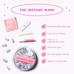 Olive & June Press On Nails - Oval Medium - Pink Goldfish - 42ct -Halloween Costume Store GUEST 87156eff 245e 43bb a2c8 1bb669f42048