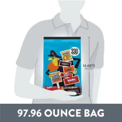 HERSHEY'S Chocolate And Sweets Assorted Halloween Candy Miniatures - 97.96oz/330pc -Halloween Costume Store GUEST 88ca7cd7 91ed 4611 a484 a288ff3b36fa