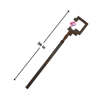 Minecraft Movie Malgosha Staff Costume Hand Held Prop 2 Minecraft Movie Malgosha Staff Costume Hand Held Prop - Image 2