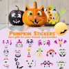 Joyfy 16 Packs Halloween Foam Craft Kit Pumpkin Decor Stickers, Halloween Party Favors School Games Gifts For Kids, Arts Activities Party Supplies