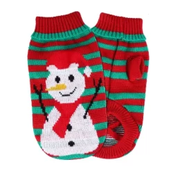 IMountek Pet Christmas Turtleneck Sweater For Small Medium Kitten Puppy Cats Dogs Snowman -Halloween Costume Store GUEST 8d298ea3 f245 47fd 81c2 c780caf83ff0
