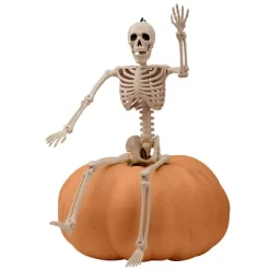 Joyfy 1/2/5/10 PCS 16" Posable Skeleton Halloween Decorative Props For Indoor/Outdoor Halloween Decorations Graveyard Haunted House Spooky Scene Party -Halloween Costume Store GUEST 8faf8047 32ad 4c98 be0f 1a498e6efe49