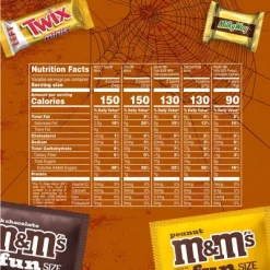 Mars - M&M's, Snickers, Twix & Milky Way Chocolate Halloween Candy Variety Pack Bulk Bag - 46.19oz/120ct -Halloween Costume Store GUEST 90a133c0 725f 4f04 a2a5 1925edce57a5