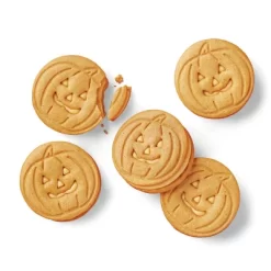 Fall Harvest Pumpkin Spice Crème Sandwich Cookies - 8oz - Favorite Day™