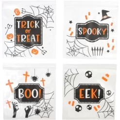 Spooky Central 120-Pack Halloween Treat Favor Bags, Resealable Candy Bag Small Gift Bags (6.5 X 7 In) -Halloween Costume Store GUEST 90c9bea3 d935 4ec9 b5b3 e82494fa5e4b