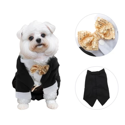 Unique Bargains Dog Tuxedo Black 1 Pc 1 Unique Bargains Dog Tuxedo Black 1 Pc