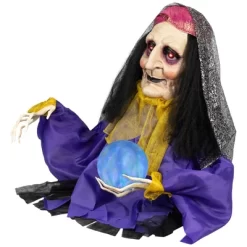Northlight Lighted And Animated Fortune Teller Halloween Decoration - 20" - Multicolor Lights -Halloween Costume Store GUEST 94b9c52c fcf7 49de 8df5 1b513d9a743e
