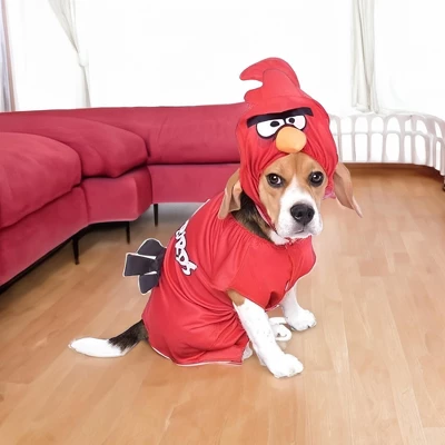 Angry Birds Red Bird Pet Costume 2 Angry Birds Red Bird Pet Costume - Image 2