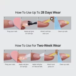 BTArtbox Press-On Nails - Gilded French - M Coffin - 30ct -Halloween Costume Store GUEST 962ae912 18ba 4909 9cb7 0d96f4d1ee93