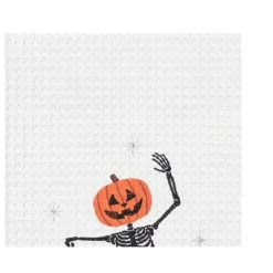 C&F Home Pumpkin Skeleton Towel