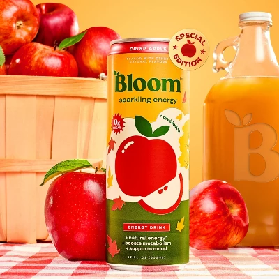 Bloom Crisp Apple Energy Drink - 12 Fl Oz Can 1 Bloom Crisp Apple Energy Drink - 12 Fl Oz Can
