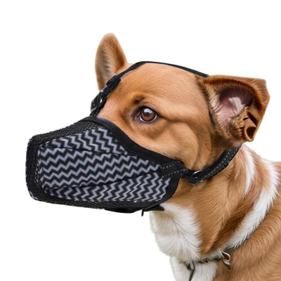 Unique Bargains Dog Muzzle With Reflective Adjustable Strap Gray 1 Pc 6 Unique Bargains Dog Muzzle With Reflective Adjustable Strap Gray 1 Pc - Image 6