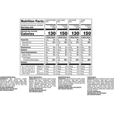 Mars - Twix, Snickers, Milky Way, 3 Musketeers Bulk Halloween Candy Variety Bag - 30.63oz/110ct 10 Mars - Twix, Snickers, Milky Way, 3 Musketeers Bulk Halloween Candy Variety Bag - 30.63oz/110ct - Image 10