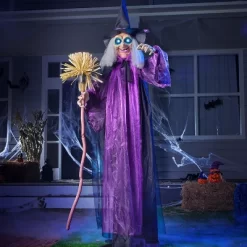 Joyfy 72" Halloween Outdoor Decoration, Animated Life Size Witch With LED Eyes And Creepy Sound For Halloween Haunted House Lawn Yard Garden Decor -Halloween Costume Store GUEST 993bc75d 8bf1 4cc7 9aa7 d7c38a19ab16