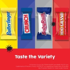 Halloween Butterfinger Assorted Chocolates Candy - 31.8oz/80ct 9 Halloween Butterfinger Assorted Chocolates Candy - 31.8oz/80ct -Halloween Costume Store GUEST 9963acdc ec9b 43a8 a41f 764aaba6ef56