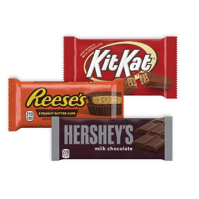 Reese's, Hershey's And Kit Kat Milk Chocolate Candy Bars Variety Pack - 18ct 3 Reese's, Hershey's And Kit Kat Milk Chocolate Candy Bars Variety Pack - 18ct - Image 3