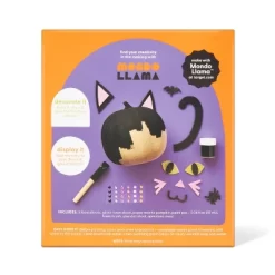 Halloween Craft Embellished Paper Mache Cat Pumpkin Painting Kit - Mondo Llama™ -Halloween Costume Store GUEST 9ac77d41 57d5 40e6 b30b 8aadeae0fc13