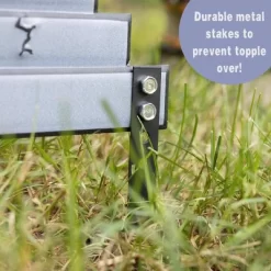 3D Halloween Metal Tombstone -Lady-(Large 17" W Stakes) Durable, Weather Rust Proof, UV Printed-Upgrade Your Halloween House Party Cemetery Lawn Decor -Halloween Costume Store GUEST 9b771b1f 1dce 47f5 ad32 529028951998 1