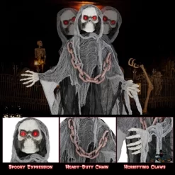 Costway 6.4 FT Standing Grim Reaper Halloween Animatronic Decoration With Light Up Eyes -Halloween Costume Store GUEST 9d634022 f5b7 45c5 93f1 d80b9a84dcd0