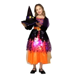 Garvee Glow Witch Dress With Hat--Witch Costume(Orange,M) -Halloween Costume Store GUEST 9dbfa96a 9f1a 4041 8c9e 0fd1bca3c79f