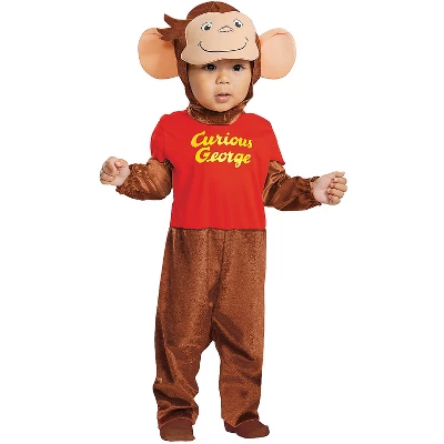 Disguise Toddler Boys' Curious George Jumpsuit Costume 2 Disguise Toddler Boys' Curious George Jumpsuit Costume - Image 2