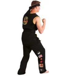 HalloweenCostumes.com Men's Karate Kid Cobra Kai Halloween Costume | Adult Karate Gi Outfit -Halloween Costume Store GUEST a20b51fe d959 4a72 9eab ed7ce20bd30e
