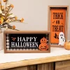 Northlight Happy Halloween Wooden Shadow Box Tabletop Sign - Set Of 2