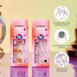 KISS Products ImPRESS Fake Nails - Oh My Gourd - 21ct -Halloween Costume Store GUEST a582997f 8896 4616 9d04 fd58a7d38f6d