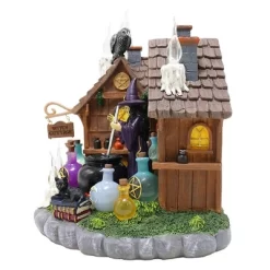 Enchanted Witch Cottage Lighted Figurine, 10" LED Halloween Decor Statue With Cauldrons And Ravens| OrnamentallyYou -Halloween Costume Store GUEST a59c7068 cc7f 4636 9f4f 704b14140085
