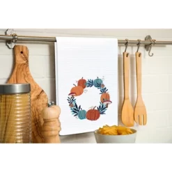 C&F Home Pumpkin Wreath Halloween Dishtowel -Halloween Costume Store GUEST a718bd59 4c2f 46c6 a0ed 26dc2ef85755