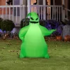 Gemmy Airblown Inflatable Green Oogie Boogie Disney, 3ft Tall, Green
