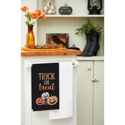 C&F Home Trick Or Treat Pumpkins Embroidered Woven Halloween Kitchen Towel -Halloween Costume Store GUEST a9857ab1 7c02 4702 95bd d1fd80916272