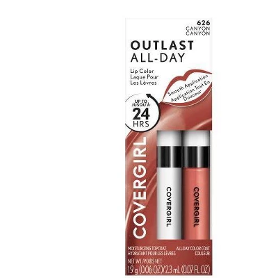 COVERGIRL Outlast All-Day Lip Color With Topcoat - 0.07 Fl Oz 5 COVERGIRL Outlast All-Day Lip Color With Topcoat - 0.07 Fl Oz - Image 5
