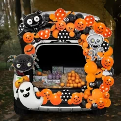 Joyfy 81 Pcs Halloween Trunk Or Treat Decorations Kit, Car Archway Garage Door Halloween Balloon Decoration With Stripe And Glue Points -Halloween Costume Store GUEST aab572c7 fdf8 4b0e a013 0e54fef09fec