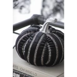 Gulches 7x7x7" Fabric Black Stripe Pumpkin Decor, Halloween Holiday Decor 13 Gulches 7x7x7" Fabric Black Stripe Pumpkin Decor, Halloween Holiday Decor -Halloween Costume Store GUEST aafb48b7 fde6 4ec8 a3e6 c7125ef24ded