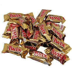 Blair Candy - Twix Fun Size Candy Bars – Milk Chocolate Candy - Available In 1, 2, 3, And 5 Pound Resealable Bags