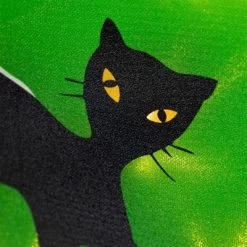 Northlight Lighted Black Cat With Bats Halloween Window Decoration - 13.75" -Halloween Costume Store GUEST affe4b37 03a5 409d aff2 20c61741cf6e