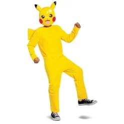 POKEMON Kids' Pokémon Pikachu Classic Halloween Costume Jumpsuit -Halloween Costume Store GUEST b11792a2 1ab9 4b1c 9f97 2bbee45bb12b